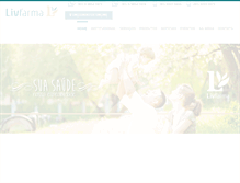 Tablet Screenshot of livfarma.com.br